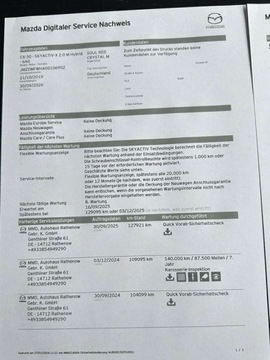 Mazda CX-30 2.0 Skyactiv-X 180KM 2019 Mazda CX-30 2.0 180 KM 4X4 Full opcja bezwypadkowa serwisowana OPLACONA, zdjęcie 22