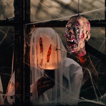 Отрубленная голова Хэллоуинский реквизит мертв