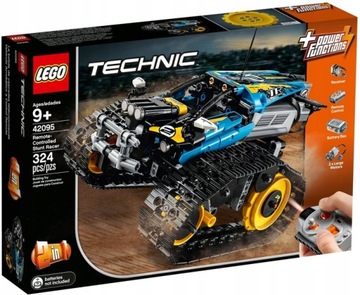 LEGO TECHNIC 42095 ZDALNA WYŚCIGÓWKA 2xDUŻY SILNIK