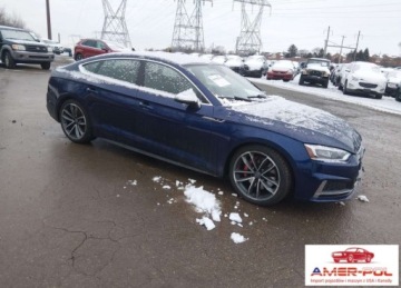 Audi A5 F5 S5 Sportback 3.0 TFSI 354KM 2019 Audi S5 Coupe AUDI S5 3.0T PREMIUM 3.0 Benzyna 354KM