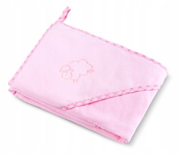 BC OKRYCIE KĄPIELOWE KAPTUREK RĘCZNIK 80x80 PINK