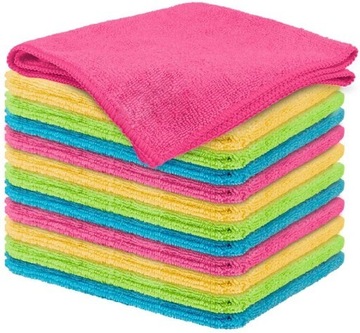 10x MIĘKKA ŚCIERKA ŚCIERECZKA Z MIKROFIBRY 30x30cm DO SZYB JAKOŚĆ 220g/m2