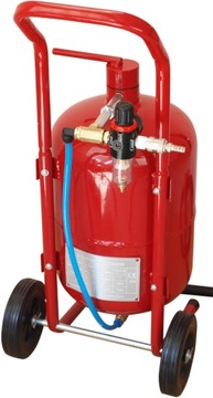 СИФОННАЯ ПЕСОЧНАЯ МАШИНА 19Л МОБИЛЬНАЯ НА КОЛЕСАХ + МАСКА + 16 НАСАДОК - САМАЯ МОЩНАЯ