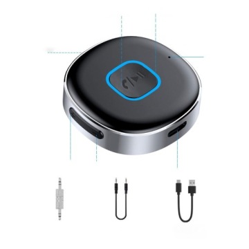 АДАПТЕР-ПЕРЕДАТЧИК Аудиоприемник Bluetooth 5.0 AUX АВТОМОБИЛЬНАЯ БЕСПРОВОДНАЯ МУЗЫКА