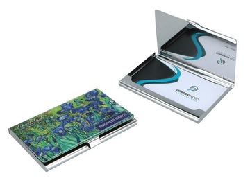 Wizytownik etui na wizytówki elegancki V. van Gogh Irysy CARMANI na prezent