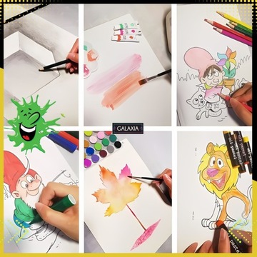 НАБОР РАСКРАСКИ ДЛЯ ДЕТЕЙ, Девочек, Художественный пластиковый чемодан