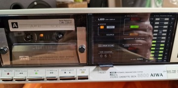 Кассетный магнитофон AIWA Ad3500e, серебристый