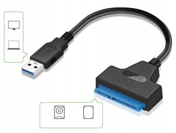 АДАПТЕР USB 3.0 SATA КАБЕЛЬ АДАПТЕР ДЛЯ HDD SSD-НАКОПИТЕЛЯ