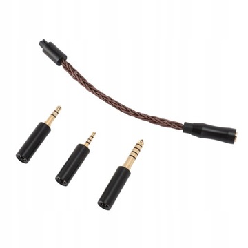 Kabel przejściowy słuchawek 2,5 mm żeński na 2,5 mm 3,5 mm 4,4 mm męski kab