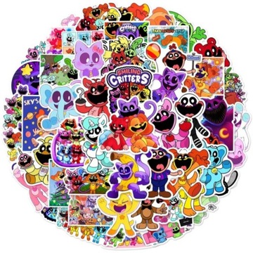 Наклейки «Smiling Critters» WLEPY кошка CatNap собака DogDay НАБОР № 2