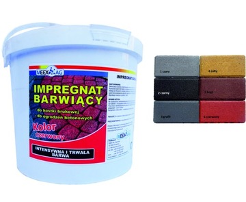 FARBA IMPREGNAT BARWIĄCY DO BETONU RÓŻNE KOLORY - 2,5L