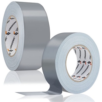Taśma naprawcza zbrojona duct tape srebrna 48 mm x 50 m SUPER MOCNA szara