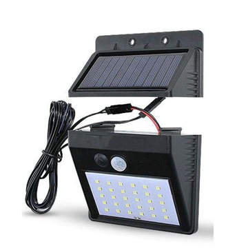 LAMPA SOLARNA LED Z CZUJNIKIEM RUCHU I ZMIERZCHU