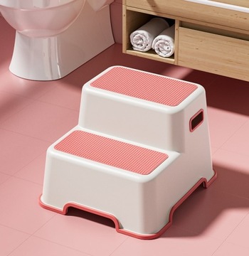 ДЕТСКАЯ ДВУХСТУПЕНЧАТАЯ, ПРОТИВОСКОЛЬЖАЮЩАЯ, ПОДНОЖКА ДЛЯ ДЕТСКОЙ ЛЕСТНИЦЫ