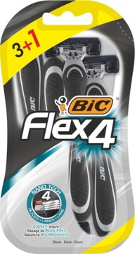 BIC COMFORT 4 FLEX MASZYNKA JEDNORAZOWA DO GOLENIA DLA MĘŻCZYZN 4 SZTUKI