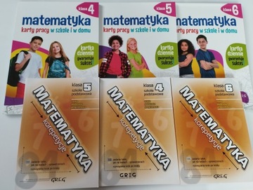 MATEMATYKA kl 4-6 Korepetycje + Karty Pracy. Nauka w domu i szkole Greg Now