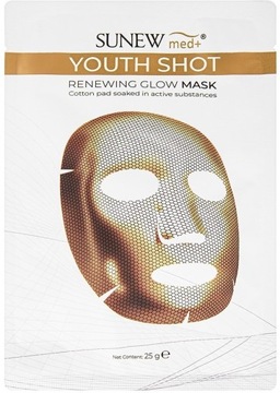 SUNEW MED+ SUNEWMED YOUTH SHOT RENERWING GLOW MASK MASKA W PŁACHCIE DO TWAR