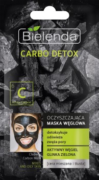 Bielenda, Carbo Detox, Oczyszczająca maska węglowa