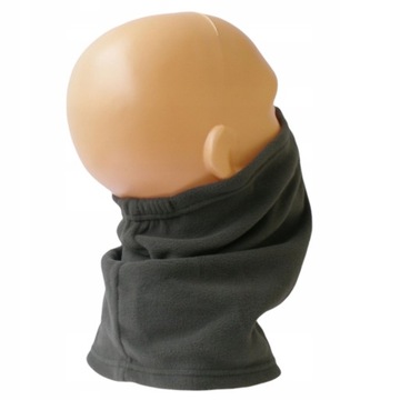 Флисовый шарф Solognac, большой, мягкий, теплый, цвета хаки.