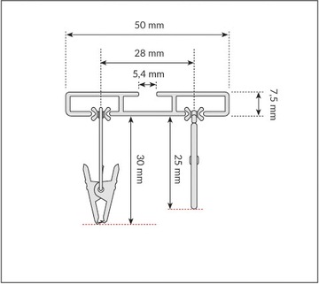 ТОНКАЯ ДВОЙНАЯ АЛЮМИНИЕВАЯ ПОТОЛОЧНАЯ рейка, изготовленная по индивидуальному заказу