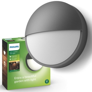PHILIPS LAMPA ogrodowa LED KINKIET elewacyjny CAPRICORN 6W 2700K IP44