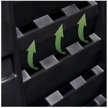 Компостер 1-камерный Patrol group 860 л, черный