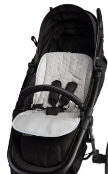 Вкладыш для коляски SENSILLO Universal Velvet, серый