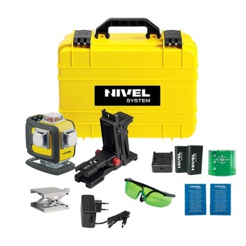 Nivel System CL4D-B LASER 4x360 KRZYŻOWY NIEBIESKI