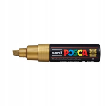 MARKER PISAK UNI POSCA PC-8K ZŁOTY