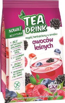 Napój herbaciany o smaku owoców leśnych w proszku