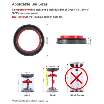 для ведра пылесоса Dyson V11 SV14 SV15