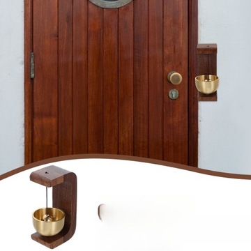 ОФИСНЫЙ ДВЕРНОЙ ЗВОНОК ЧЕРНЫЙ ОРЕХ