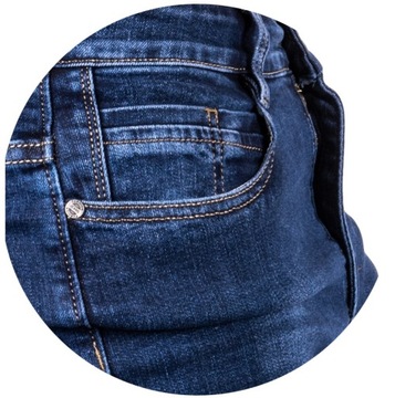 Spodnie męskie jeansowe SLIM NJALL r.36
