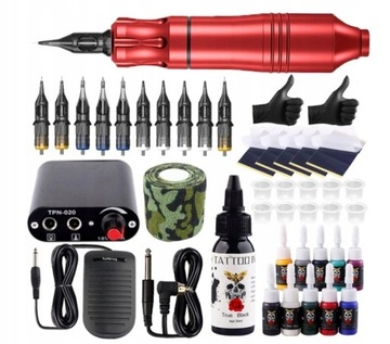 Zestaw Premium Cartridge Tattoo Machine Pen Rotary