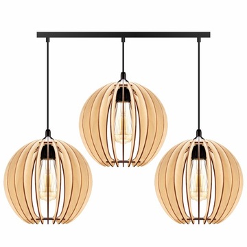 LAMPA WISZĄCA SUFITOWA ŻYRANDOL RIZAR loft x3 LED