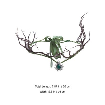 ЛЕНТЫ ДЛЯ ВОЛОС ГИРЛАНД ЭЛЬФОВАЯ КОРОНА