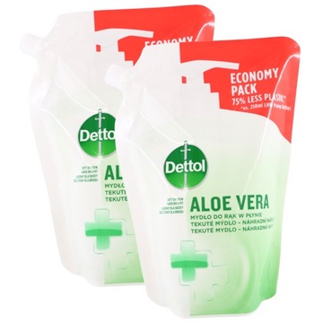 DETTOL Antybakteryjne mydło w płynie 2x500ml ZAPAS