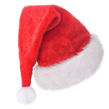 РОЖДЕСТВЕНСКАЯ ПЛЮШЕВАЯ ШАПКА САНТЫ
