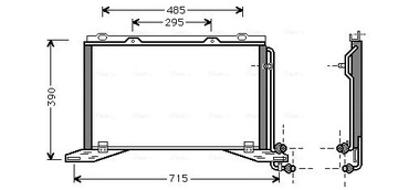 AVA QUALITY COOLER MS5222 KONDENZÁTOR KLIMATIZACE