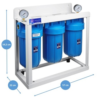 HHBB10B Filtr wody ZMIĘKCZACZ węglowy mechaniczny BIG BLUE 10