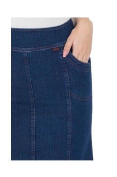 SPÓDNICA JEANS MIDI (38-54) KOLORY r.52