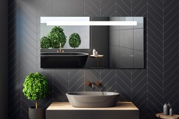 Lustro łazienkowe 120x60 LED Stylo