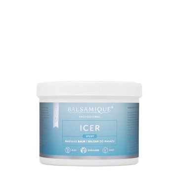 CHŁODZĄCY BALSAM DO MASAŻU CIAŁA SZYJI NÓG RĄK ICER 500ml BALSAMIQUE