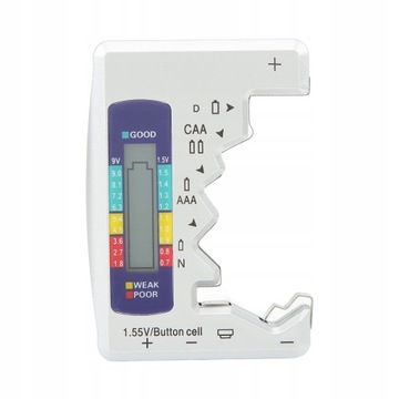 TESTER MIERNIK BATERII D C N AAA AA 9V 1.5V