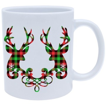 SUPER ŚWIĄTECZNY KUBEK PREZENT 330ml RENIFER