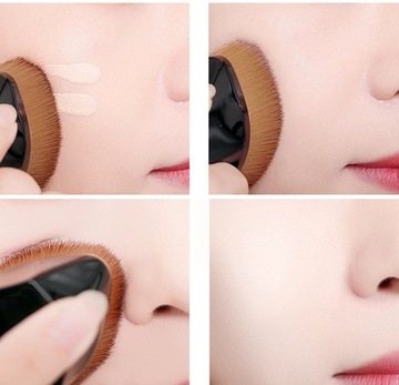 ОДИНАРНАЯ ЩЕТКА для тонального крема, очень плотная, мягкая, нет.