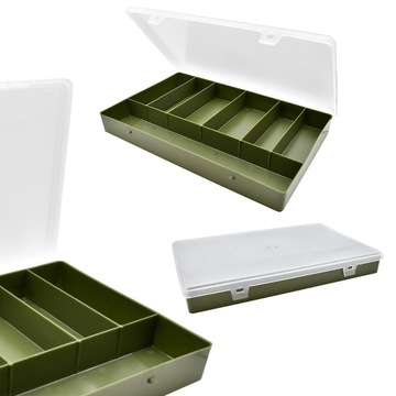 Pudełko Skrzynka Wędkarska 7 - komorowy ORGANIZER MIDI BOX