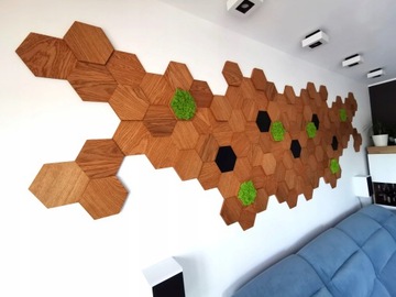 СТЕКЛЯННАЯ КАРТИНА ИЗ МХА ДЛЯ СТЕНЫ ОЛЕНЬ