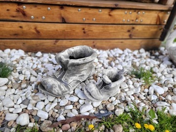 Figury Donice Ogrodowe Buty Para Doniczki but ogrodowy dekoracje ogród 3d