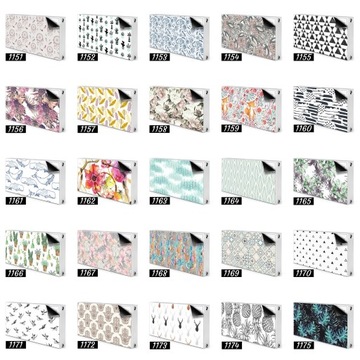 Крышка радиатора 100х60 Светло-розовые цветы